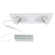 WAC Lighting - Lotos 2" LED 2-Light Square Adjustable Recessed Kit - Lights Canada