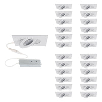 Lotos 2" LED 1-Light Square Adjustable Recessed Kit (Pack of 24)