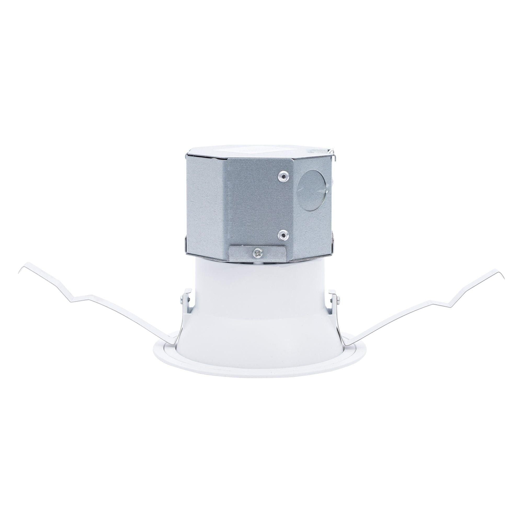 WAC Lighting - Pop-in 4" LED Round New Construction Recessed Kit 5-CCT Selectable (Pack of 2) - Lights Canada