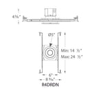 WAC Lighting - Pop-in 4" LED Round New Construction Recessed Kit 5-CCT Selectable (Pack of 2) - Lights Canada