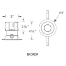 WAC Lighting - Pop-in 4" LED Round Recessed Kit 5-CCT Selectable (Pack of 4) - Lights Canada