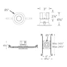 WAC Lighting - Pop-in 4" New Construction Frame-in Bracket - Lights Canada
