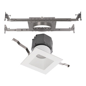 WAC Lighting - Pop-in 4" LED Square New Construction Recessed Kit 5-CCT Selectable - Lights Canada