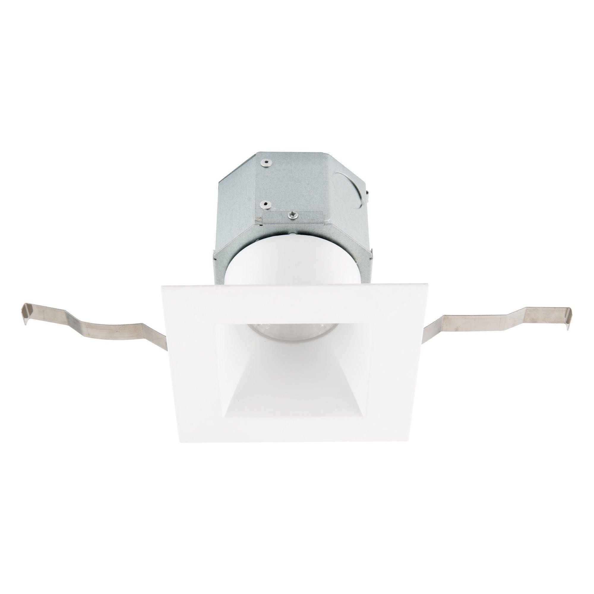 WAC Lighting - Pop-in 4" LED Square Recessed Kit 5-CCT Selectable (Pack of 12) - Lights Canada