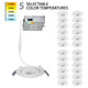 WAC Lighting - Lotos 4" LED Round Adjustable 5-CCT Selectable Recessed Kit (Pack of 24) - Lights Canada
