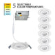 WAC Lighting - Lotos 4" LED Round Adjustable 5-CCT Selectable Recessed Kit (Pack of 6) - Lights Canada