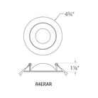 WAC Lighting - Lotos 4" LED Round Adjustable 5-CCT Selectable Recessed Kit (Pack of 24) - Lights Canada
