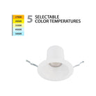 WAC Lighting - Blaze LED 6" Round Recessed Light with New Construction Frame-in Kit 5-CCT - Lights Canada