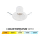 WAC Lighting - Blaze LED 6" Round Recessed Light with New Construction Frame-in Kit 5-CCT - Lights Canada