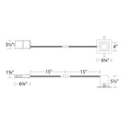 WAC Lighting - Blaze LED 6" Square Recessed Light with Remodel Housing 5-CCT - Lights Canada