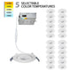 WAC Lighting - Lotos 6" LED Round Adjustable 5-CCT Selectable Recessed Kit (Pack of 24) - Lights Canada
