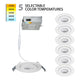 WAC Lighting - Lotos 6" LED Round Adjustable 5-CCT Selectable Recessed Kit (Pack of 6) - Lights Canada