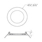 WAC Lighting - Lotos 6" LED Round 5-CCT Selectable Recessed Kit (Pack of 6) - Lights Canada