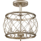 Quoizel - Dury Semi Flush Mount - Lights Canada
