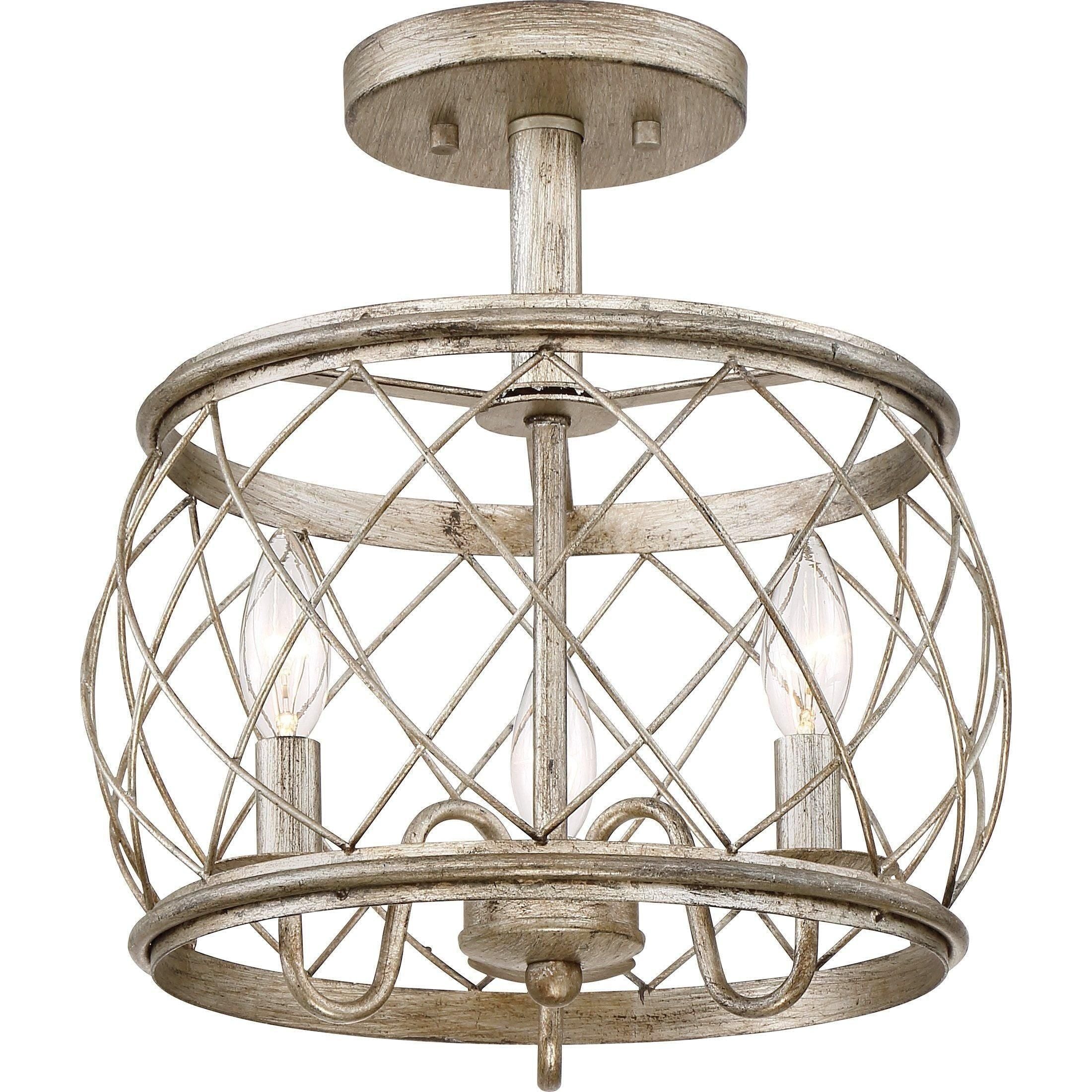 Quoizel - Dury Semi Flush Mount - Lights Canada