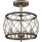 Quoizel - Dury Semi Flush Mount - Lights Canada