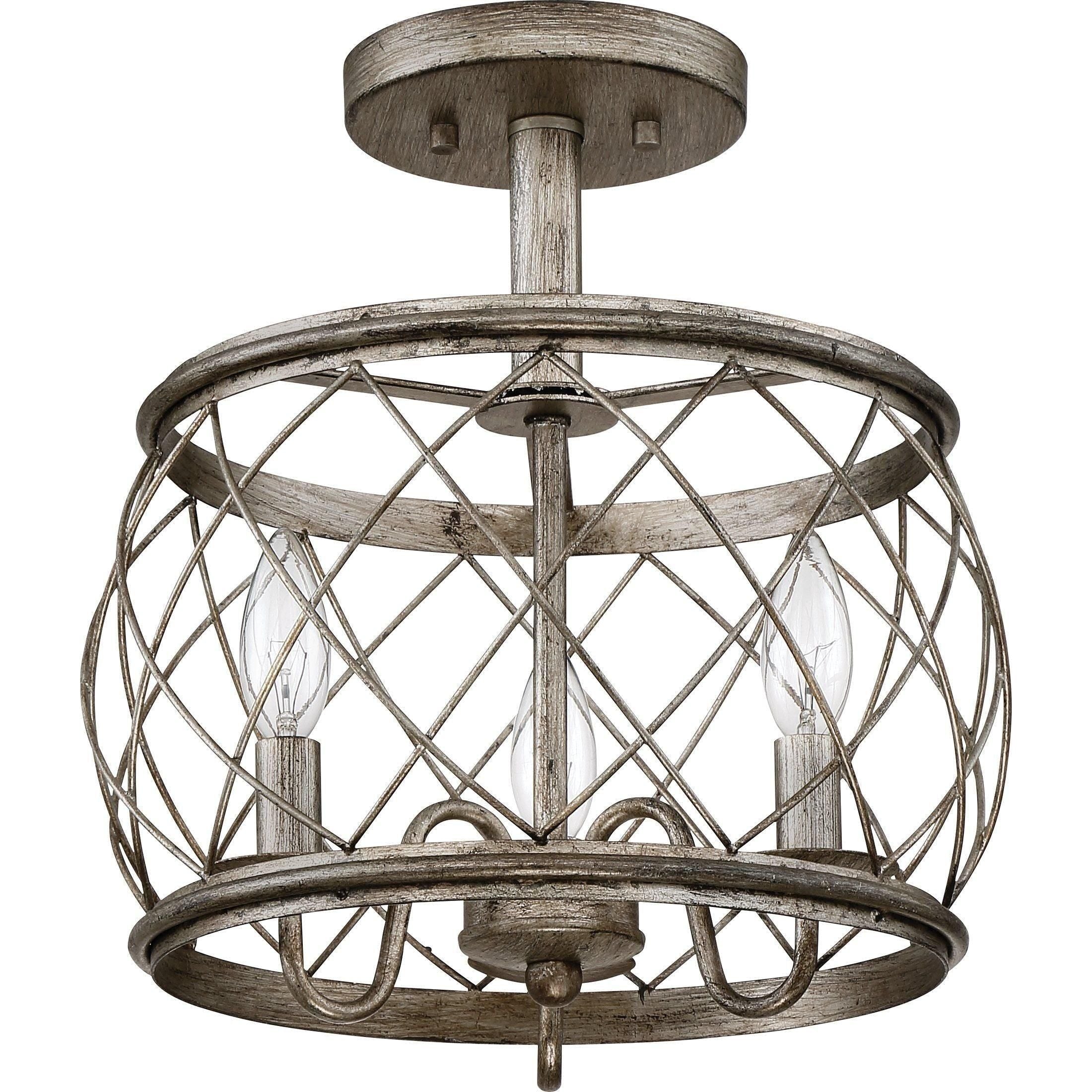 Quoizel - Dury Semi Flush Mount - Lights Canada