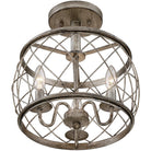Quoizel - Dury Semi Flush Mount - Lights Canada