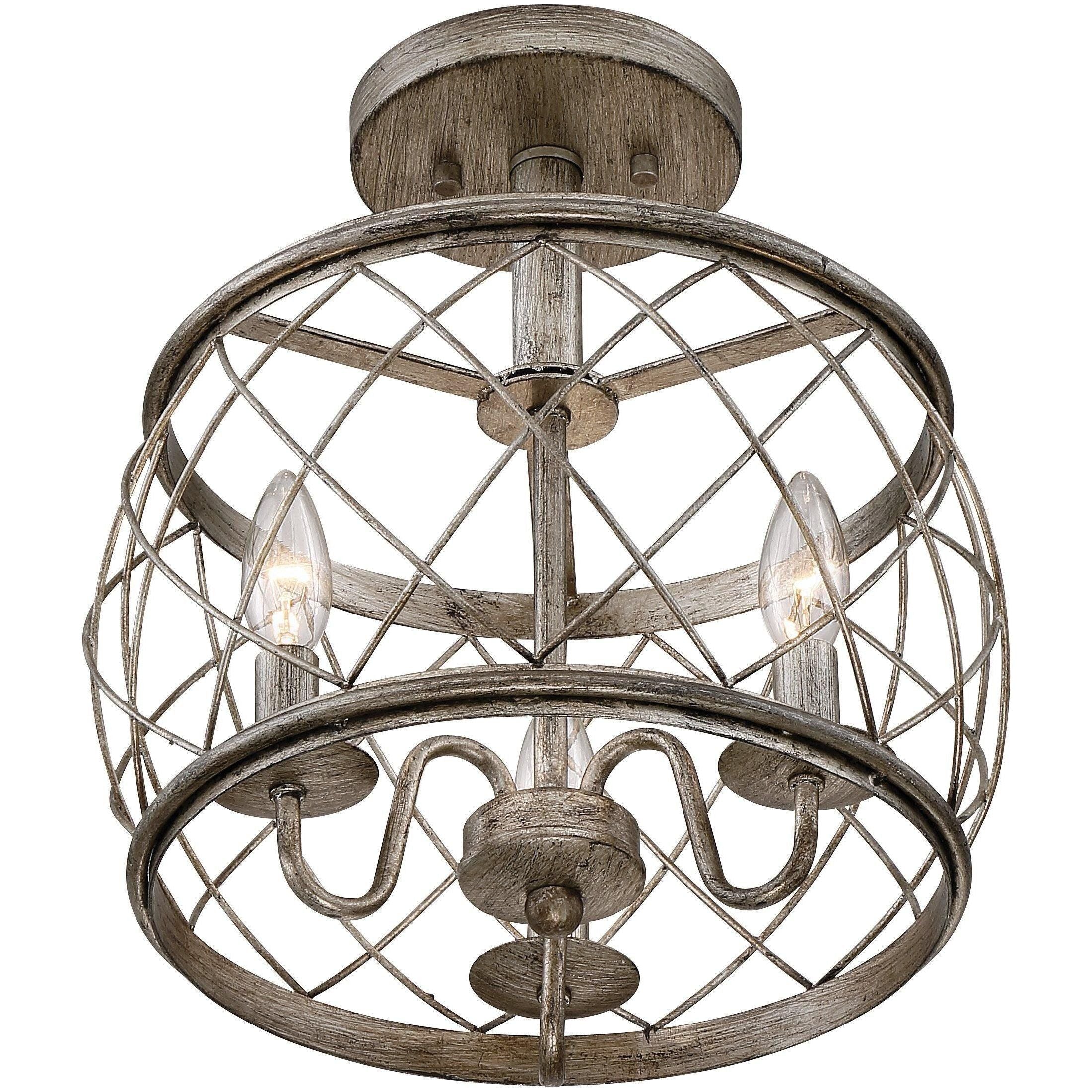 Quoizel - Dury Semi Flush Mount - Lights Canada