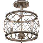 Quoizel - Dury Semi Flush Mount - Lights Canada