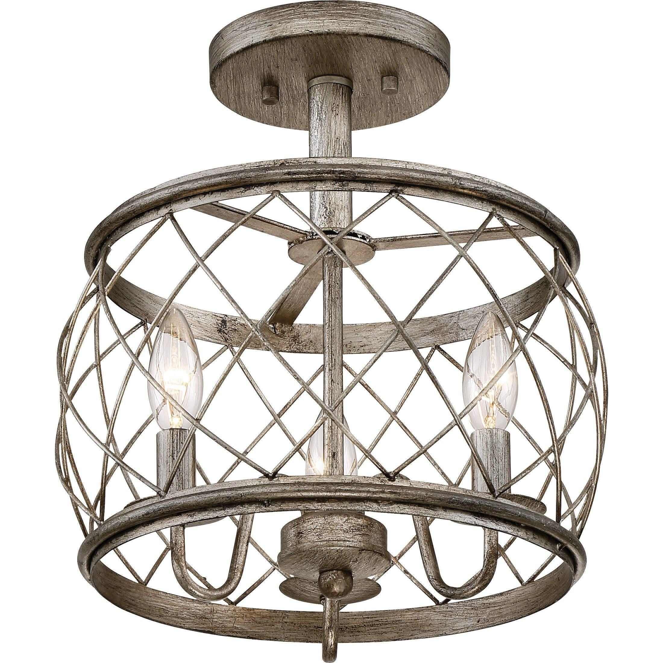 Quoizel - Dury Semi Flush Mount - Lights Canada