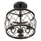Quoizel - Dury Semi Flush Mount - Lights Canada