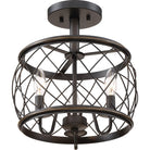 Quoizel - Dury Semi Flush Mount - Lights Canada