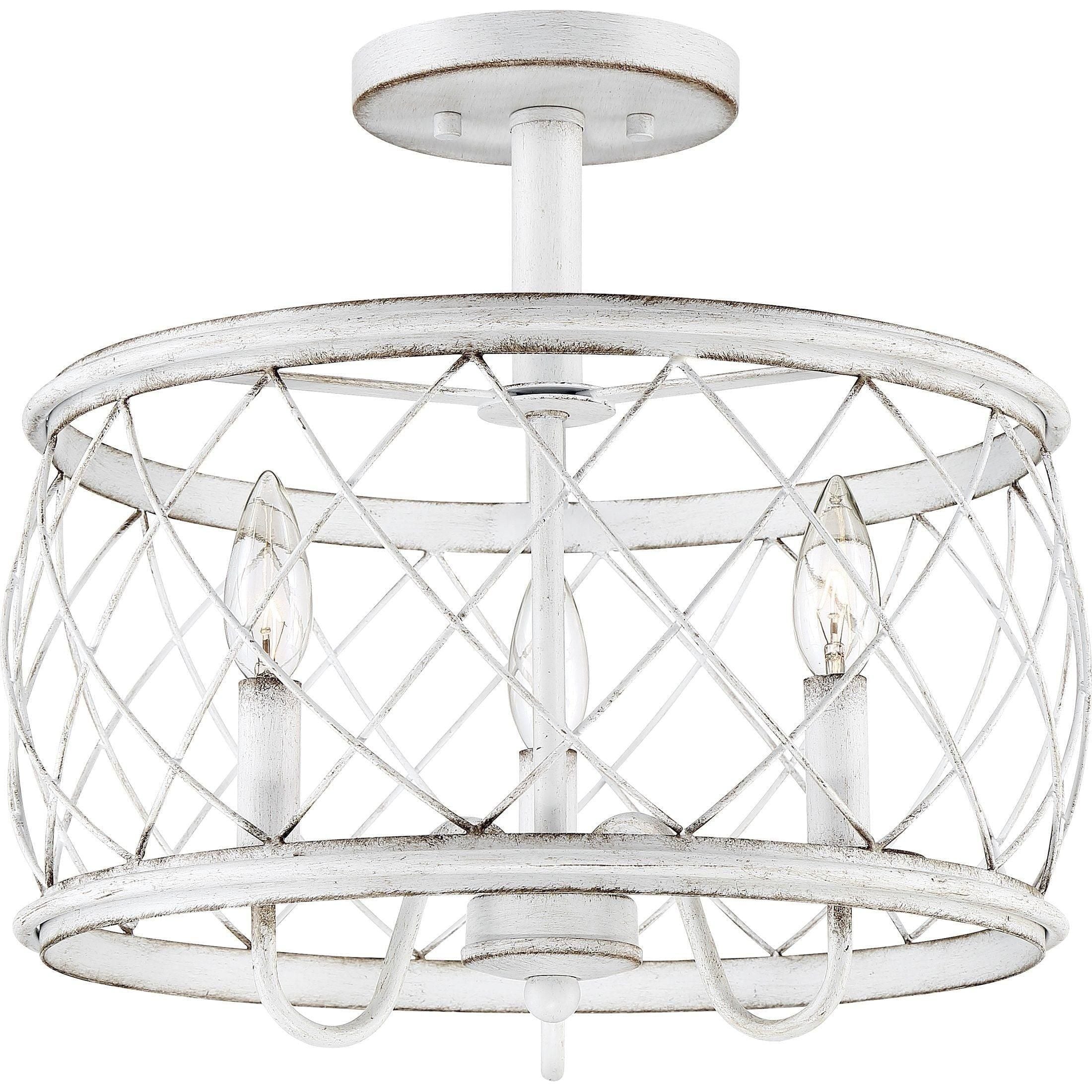Quoizel - Dury Semi Flush Mount - Lights Canada