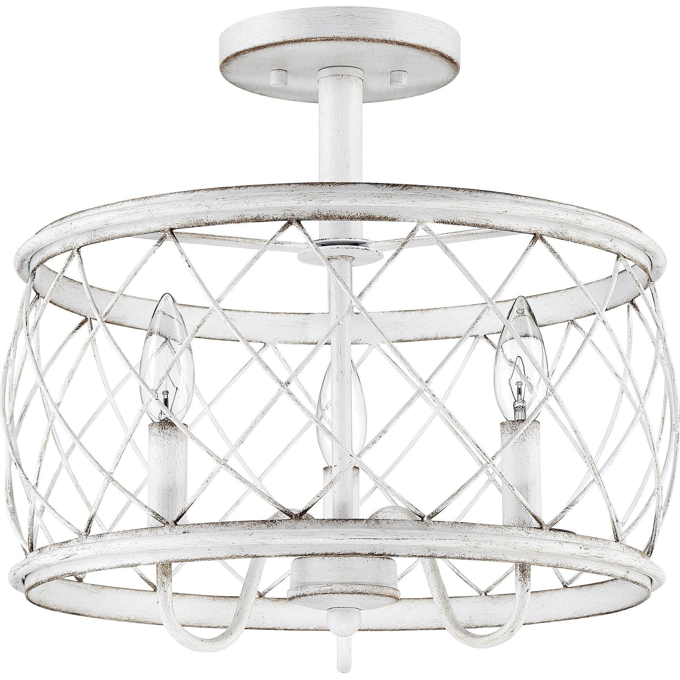 Quoizel - Dury Semi Flush Mount - Lights Canada