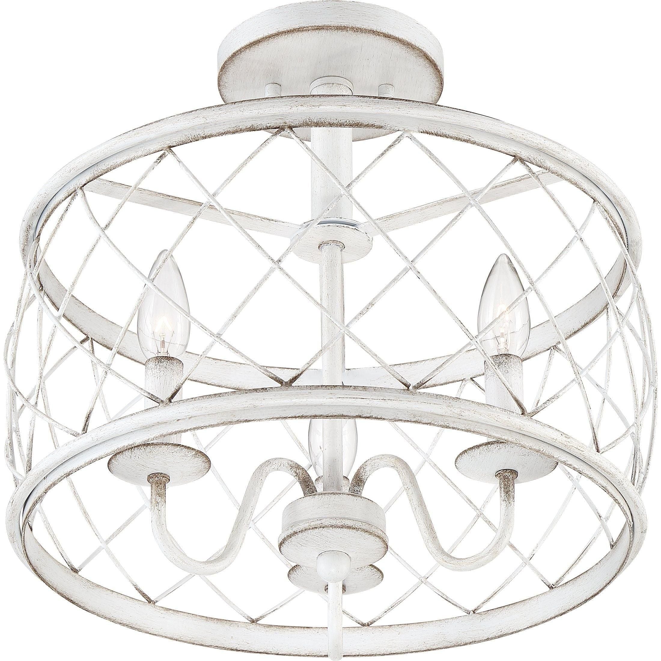 Quoizel - Dury Semi Flush Mount - Lights Canada