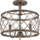 Quoizel - Dury Semi Flush Mount - Lights Canada