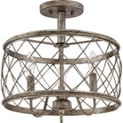 Quoizel - Dury Semi Flush Mount - Lights Canada