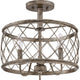 Quoizel - Dury Semi Flush Mount - Lights Canada