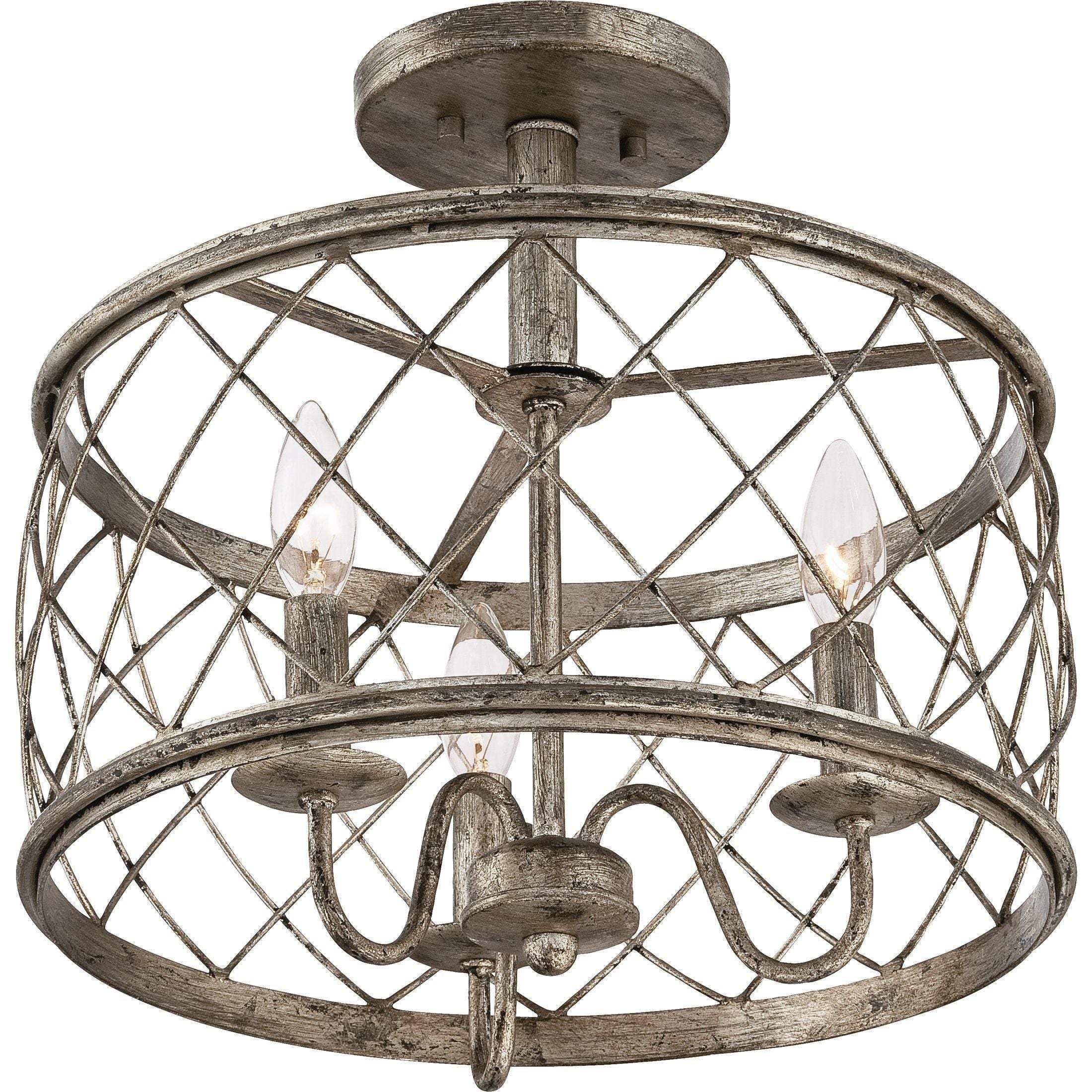 Quoizel - Dury Semi Flush Mount - Lights Canada