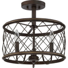 Quoizel - Dury Semi Flush Mount - Lights Canada