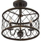 Quoizel - Dury Semi Flush Mount - Lights Canada