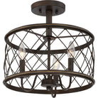 Quoizel - Dury Semi Flush Mount - Lights Canada