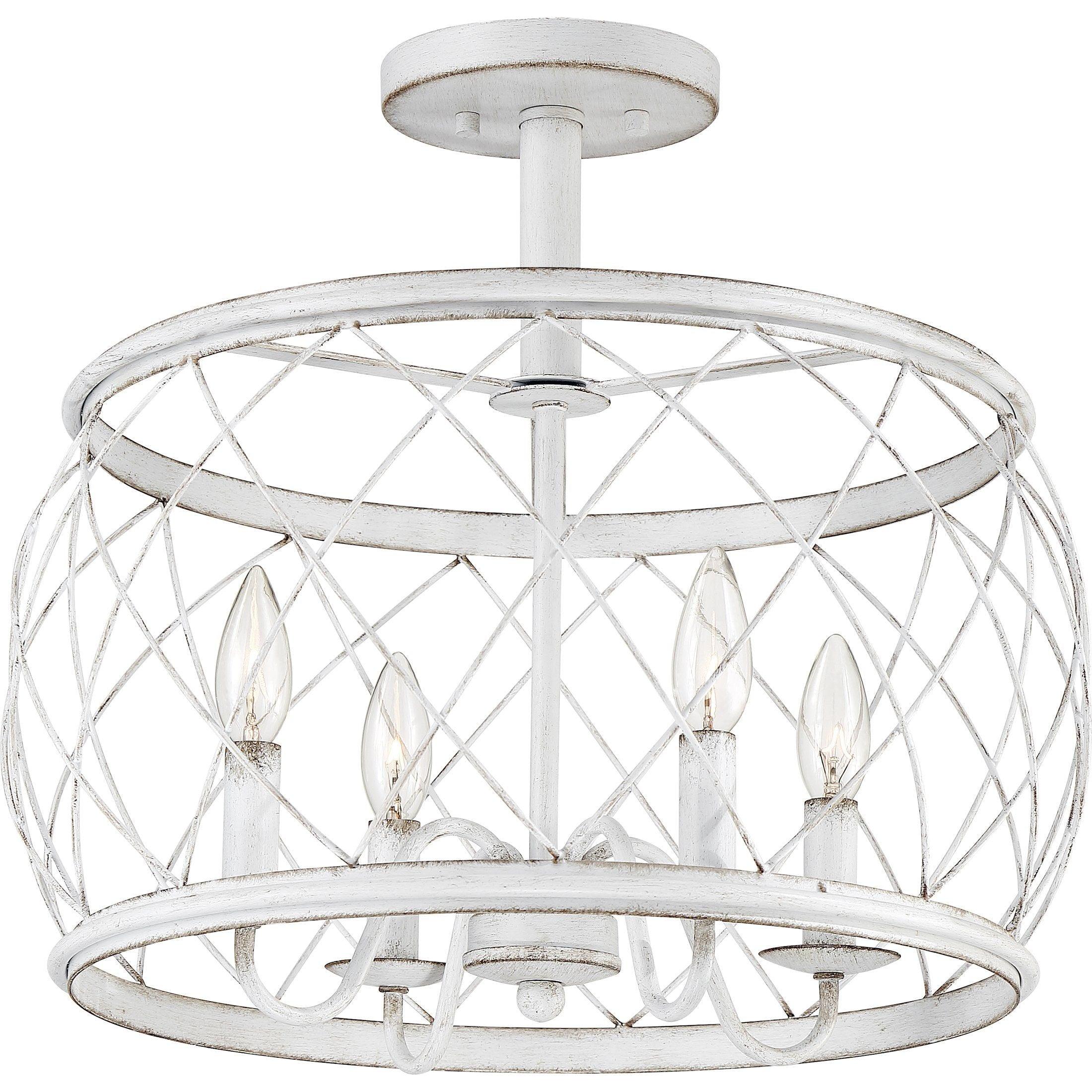 Quoizel - Dury Semi Flush Mount - Lights Canada