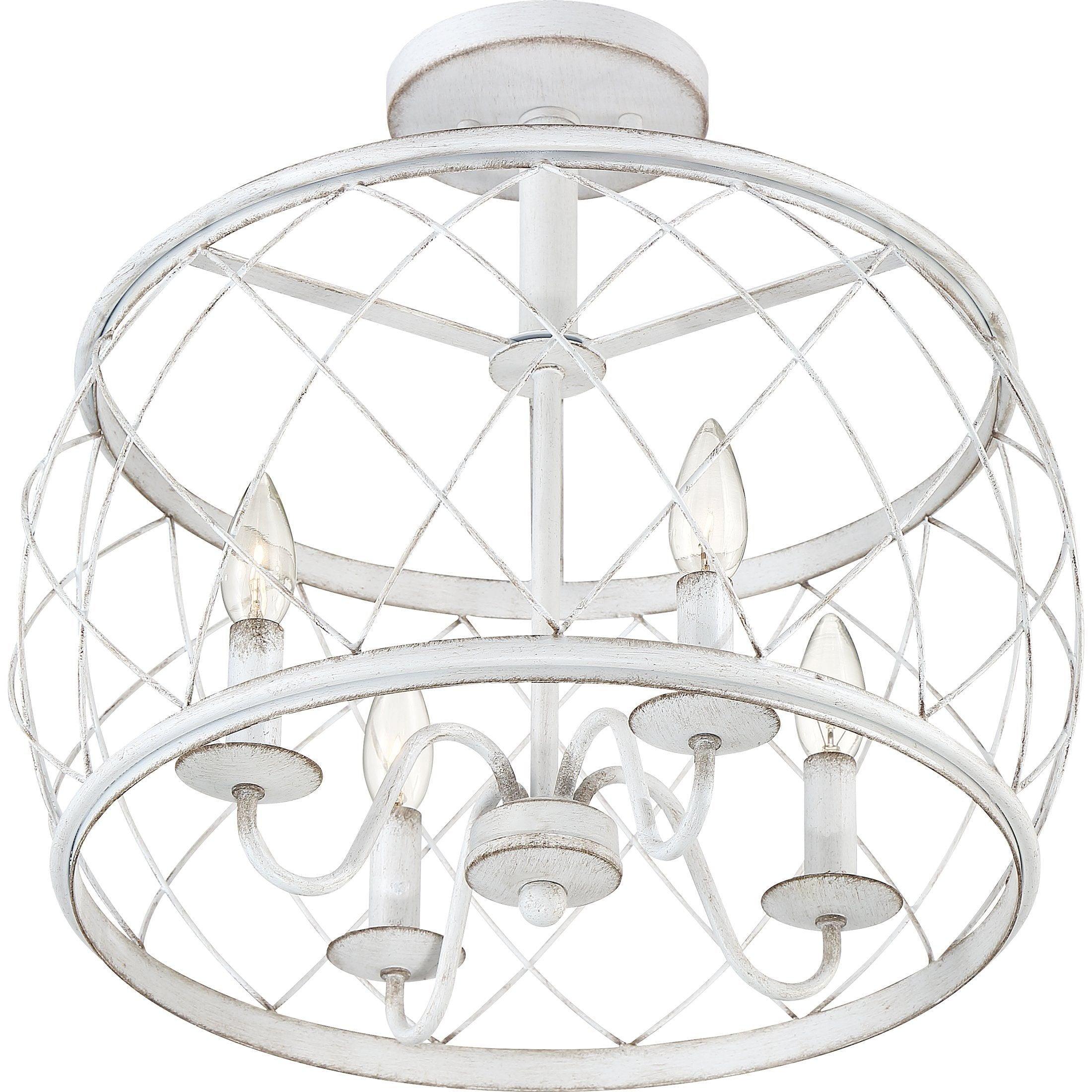 Quoizel - Dury Semi Flush Mount - Lights Canada