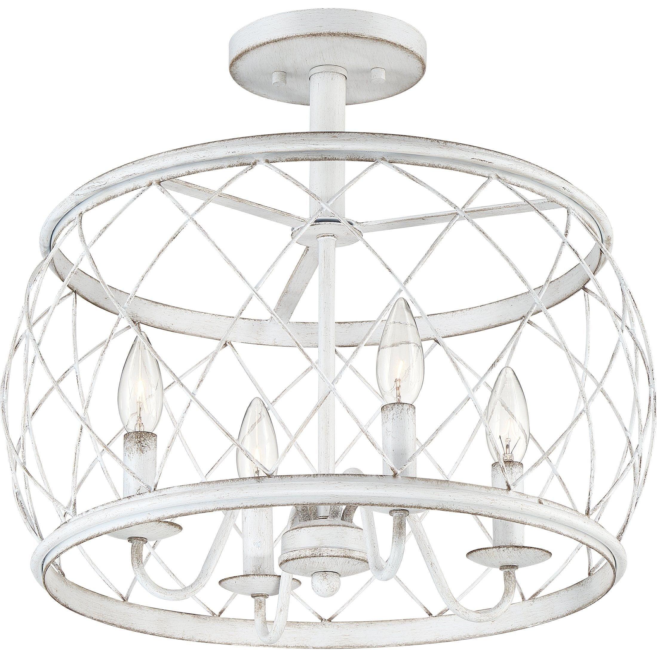 Quoizel - Dury Semi Flush Mount - Lights Canada