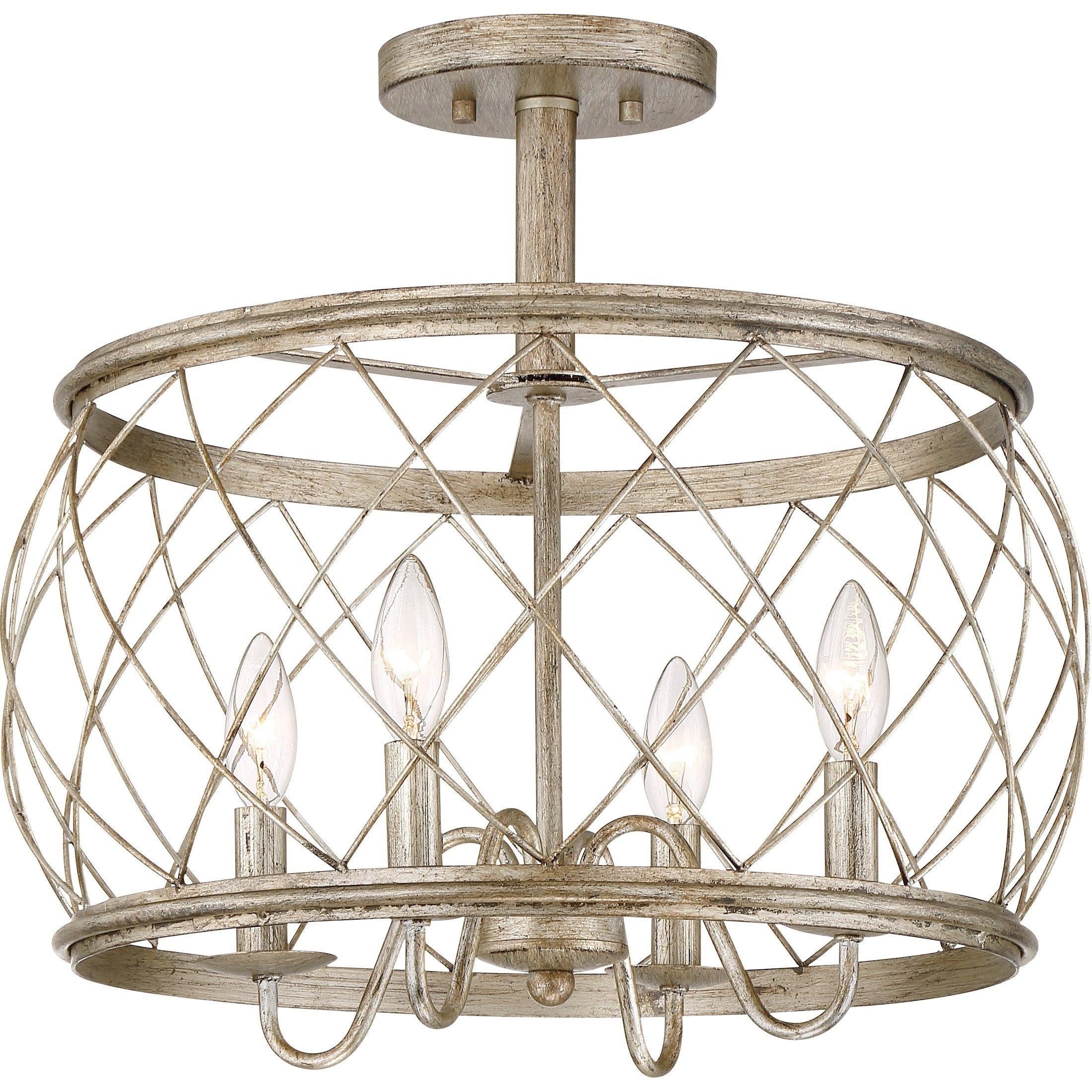 Quoizel - Dury Semi Flush Mount - Lights Canada