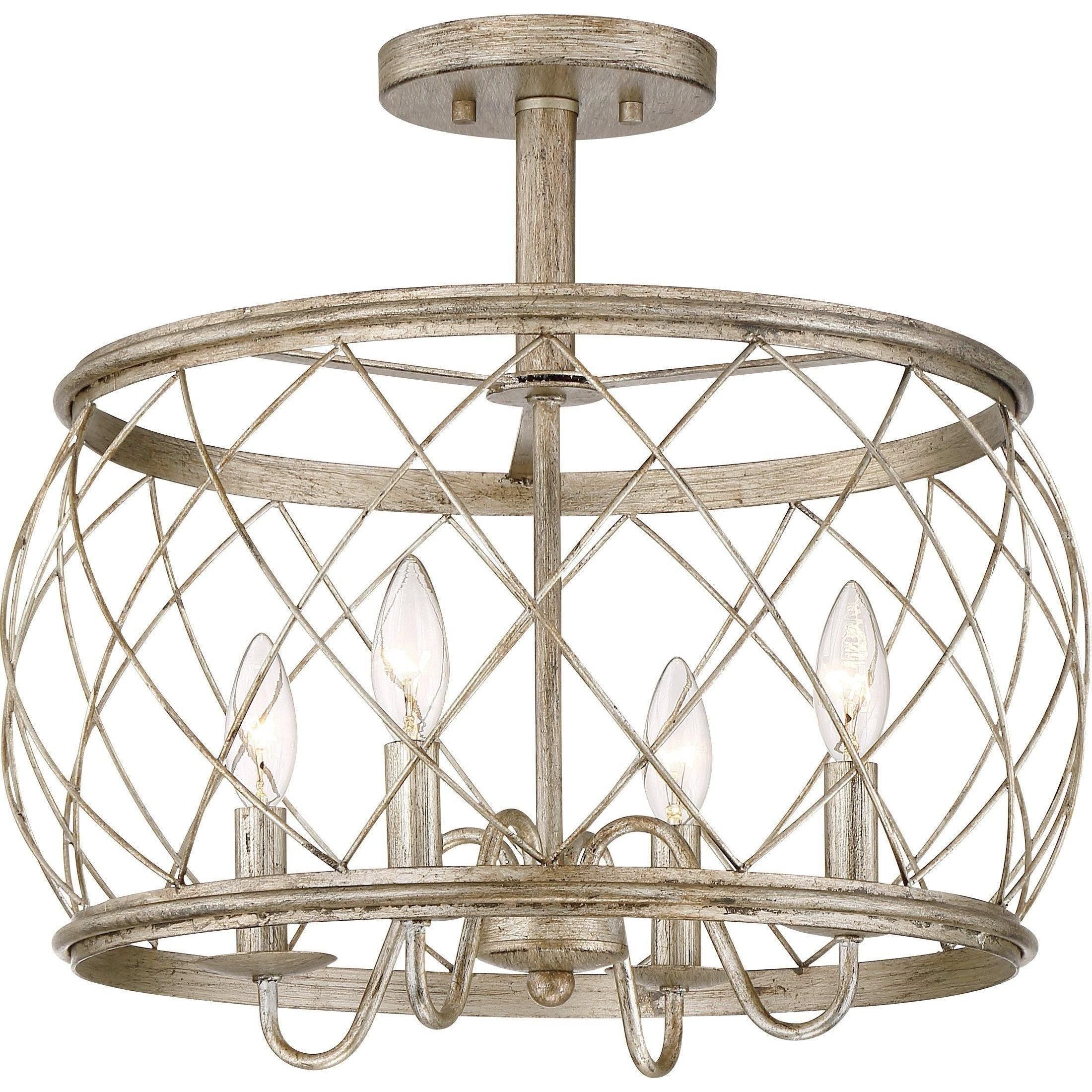 Quoizel - Dury Semi Flush Mount - Lights Canada