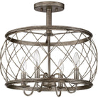 Quoizel - Dury Semi Flush Mount - Lights Canada