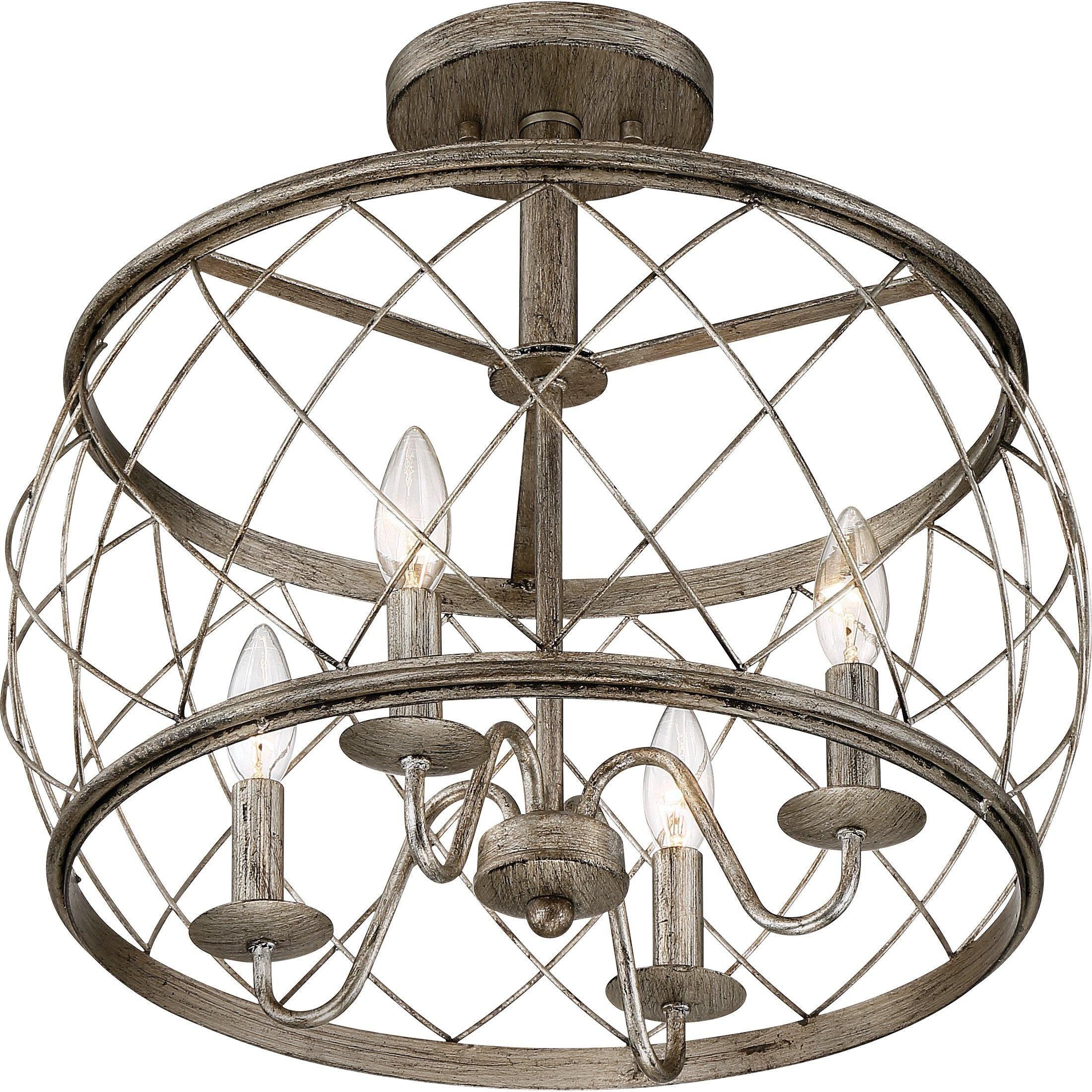 Quoizel - Dury Semi Flush Mount - Lights Canada