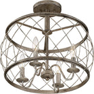Quoizel - Dury Semi Flush Mount - Lights Canada
