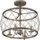 Quoizel - Dury Semi Flush Mount - Lights Canada