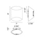 Matteo - Barola 1-Light Vanity - Lights Canada