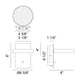 Matteo - Azton 1-Light Wall Sconce - Lights Canada
