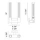 Matteo - Odelle 2-Light Wall Sconce - Lights Canada