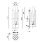 Matteo - Tubulaire Sconce - Lights Canada